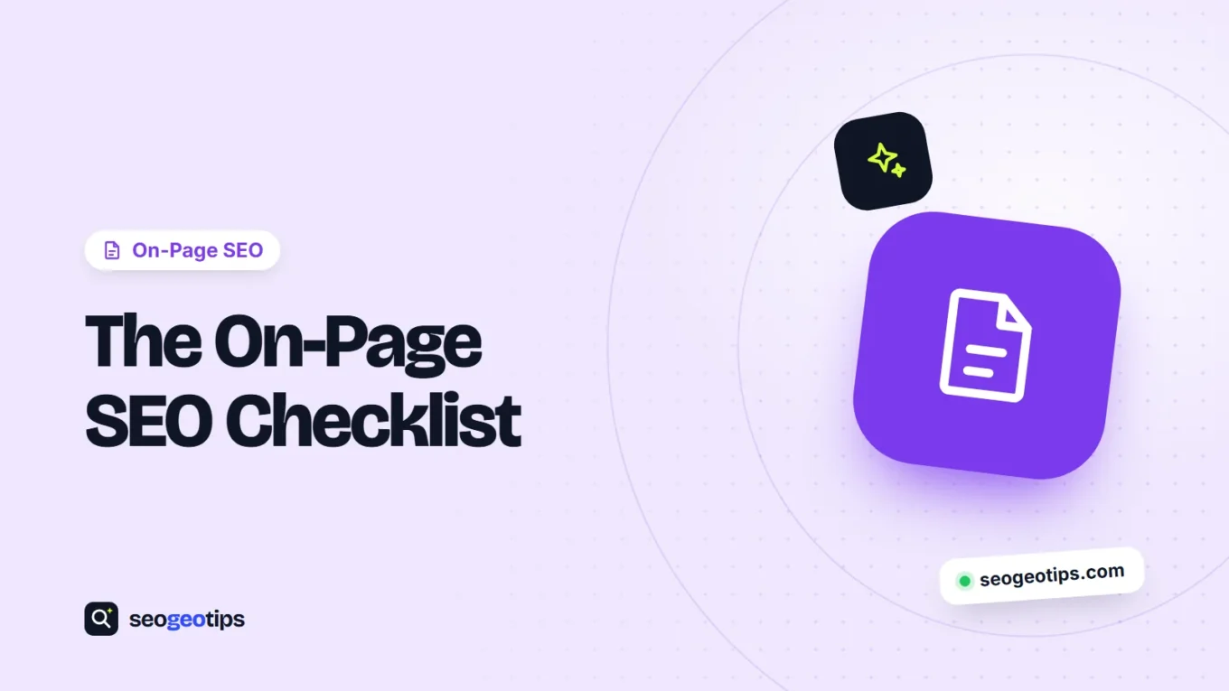 Cover illustration for the 12-point on-page SEO checklist